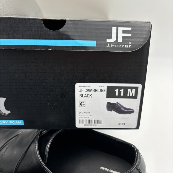 J. Ferrar JF Men\'s Cambridge Slip-On Dress Shoes, Black, Size 11 Medium NWT main image 5